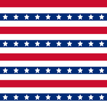 American Stars And Stripes Seamless Pattern
