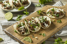 Spicy Homemade Beef Barbacoa Tacos