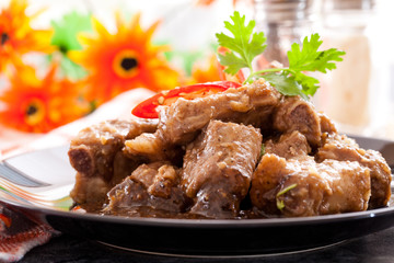 Poster -  Pork spare ribs