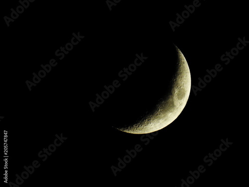 Luna en cuarto creciente - Buy this stock photo and explore similar ... Luna en cuarto creciente - Buy this stock photo and explore similar ...