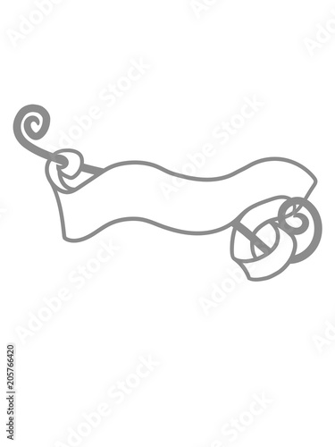 Verziert Geschwungen Banner Design Logo Text Schreiben Name Feld