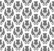 seamless pattern with thistle