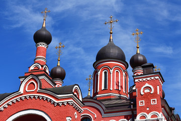 Canvas Print - Skhodnya, Russia - Trinity temple in Skhodnya Russia