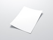 © customdesigner - White vertical paper sheet Mockup