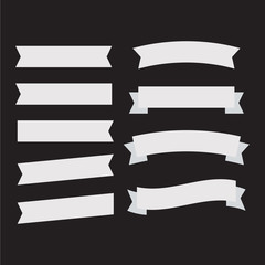 Wall Mural - retro vector banner ribbons and badges for sale. banner ribbon vector set
