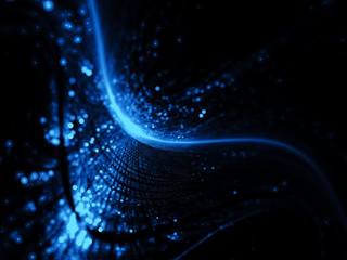 Wall Mural - wavy blur - abstract digitally generated image