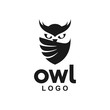 Owl Logo icon shield wing creative Modern Design