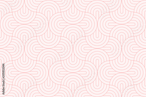 Backgrounds pattern seamless geometric sweet pink circle abstract and line ve...