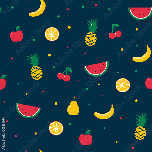 owocowy-wzor-lato-egzotyczny-soczysty-arbuz-banan-jablko-pomaranczowy-cytrus