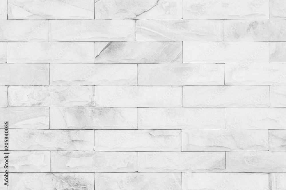Grey Colors And White Brick Wall Art Concrete Stone Texture