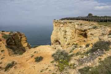 Wall Mural - Falaise au sud du Portugal en Algarve