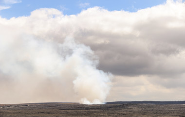 Kilauea main crater and caldera view, Big Island, Hawaii