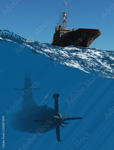 Tela The military ships