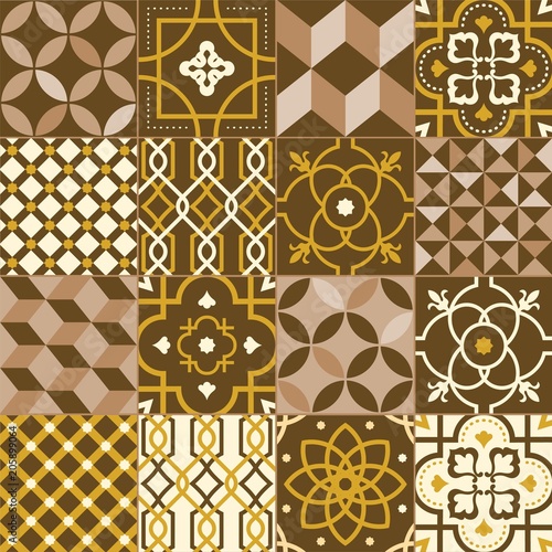Dekoracja na wymiar  kolekcja-kwadratowych-plytek-ozdobionych-roznymi-wzorami-lub-ornamentami-pakiet-ozdobnych