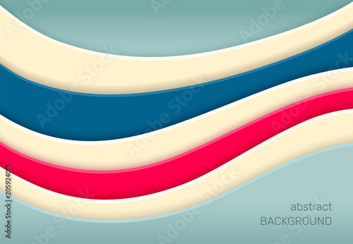 Wavy vector background