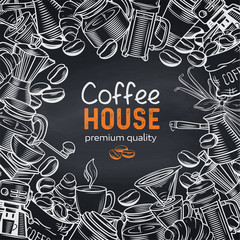 Wall Mural - Template coffee shop page