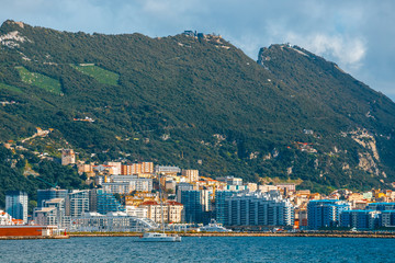 Wall Mural - Rock of Gibraltar on a sunny day