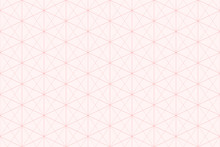 Backgrounds Pattern Seamless Geometric Sweet Pink Hexagon Abstract And Line Vector Design. Pastel Color Background.