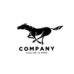 Wall Mural - Horse run fast logo