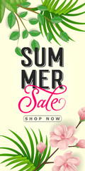 Wall Mural - Summer sale lettering