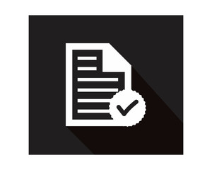 Wall Mural - black note business company office corporate image vector icon logo