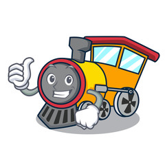 Sticker - Thumbs up train character cartoon style