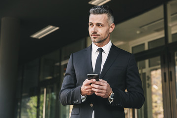 Wall Mural - portrait of a handsome young businessman