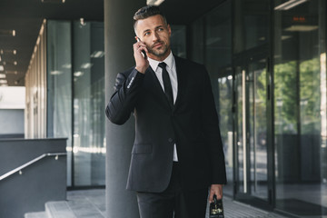 Wall Mural - portrait of a successful young businessman