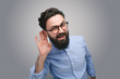 © kegfire - Deaf man gesturing expressively