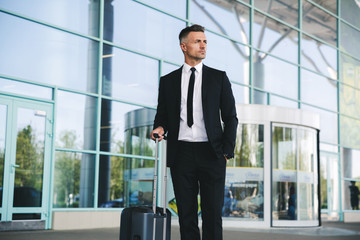 Canvas Print - Serious mature businessman