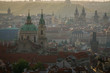 Die Türme von Prag im Morgendunst - The towers of Praque in the morning mist.