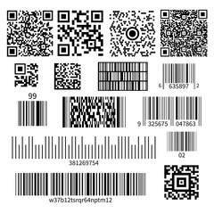 bar code types set