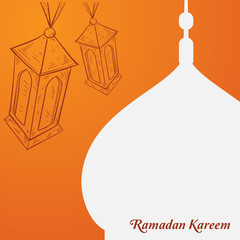 ramadan kareem islamic background template