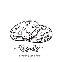Wall Mural - hand drawn biscuit