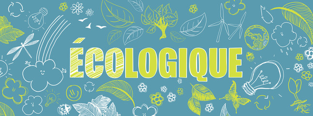 Wall Mural - french ecologic banner