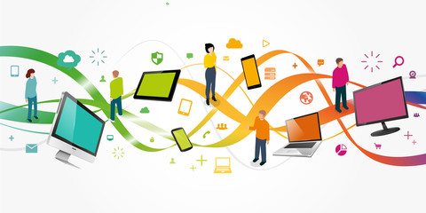 Wall Mural - internet