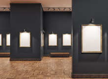 Empty Gallerys In Museum