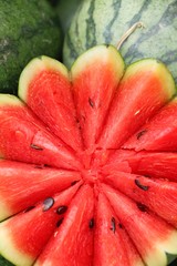 Wall Mural - Fresh watermelon is delicious at street food