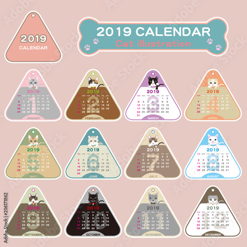 2019年 猫のイラストカレンダー Buy This Stock Vector And Explore 2019年 猫のイラストカレンダー Buy This Stock Vector And Explore