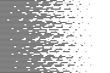 halftone gradient lines speed abstract pattern isolated object on white background vector illustrati
