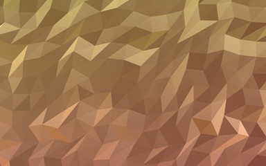 Abstract triangle geometrical orange background. Geometric origami style with gradient