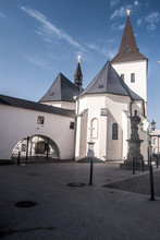 Kostel Povyseni Sv. Krize Church In Karvina City In Czech Republic