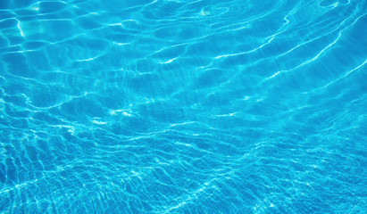 Wall Mural - water in the pool as a background. abstract composition of a water