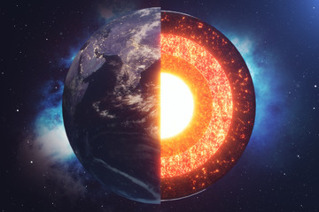structure core earth. structure layers of the earth. the structure of the earth's crust. earth cross