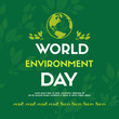 © kongvector - World environment day design card