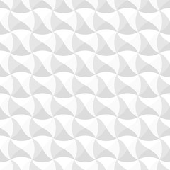 Wall Mural - geometric white seamless pattern background of abstract shapes