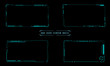 HUD Abstract Futuristic Element User Screen Control Inteface Monitor Panel Vector