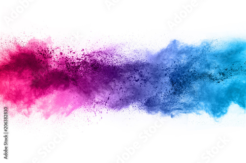 Dekoracja na wymiar  streszczenie-proszek-poplamiony-tlo-eksplozja-proszku-kolorowy-na-bialym-tle-kolorowy