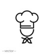 © Yurii - chef vector icon, line sign