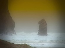 Morro Rock Storm Waves-5